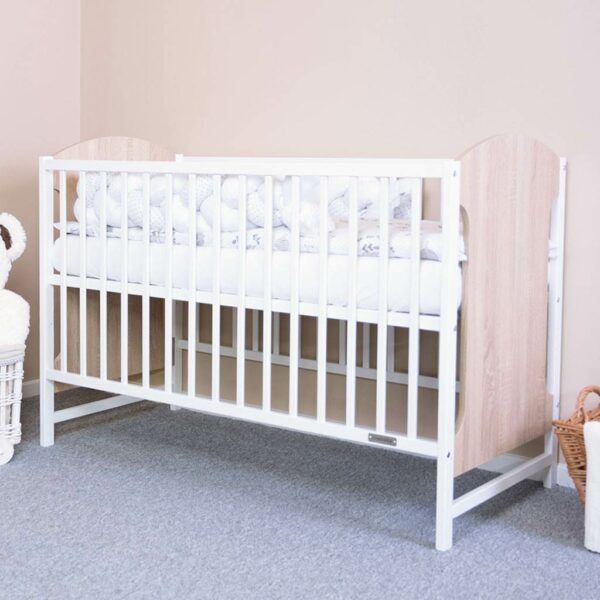 Stevig Houten Babybedje met Lattenbodem - Eikenlook