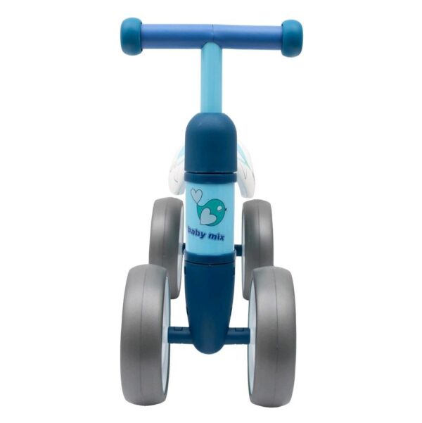 Lichtgroene Loopfiets - Ergonomisch Zadel - 4 Wielen - Afbeelding 3