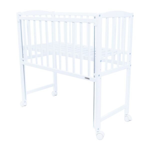 Kinderbed MATEO - Wit - Aanschuifbed Ledikant - 90 x 40 cm