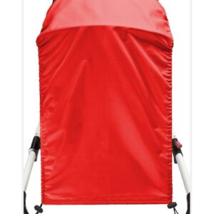 Basic zonnescherm voor kinderwagen zwart – verstelbare bescherming tegen zon en wind