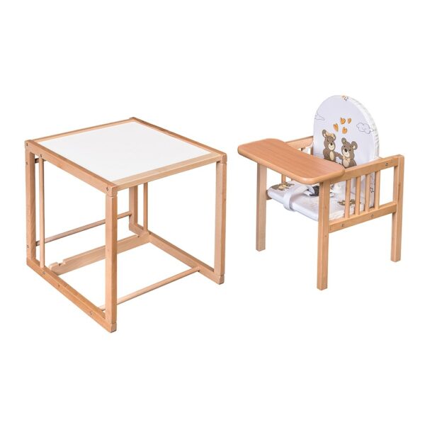 Kindervloerstoel Wit met Giraffe-tekening - Comfortabel - Afbeelding 2