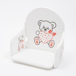 Kinderstoel - Wit - Teddybeer - Hout