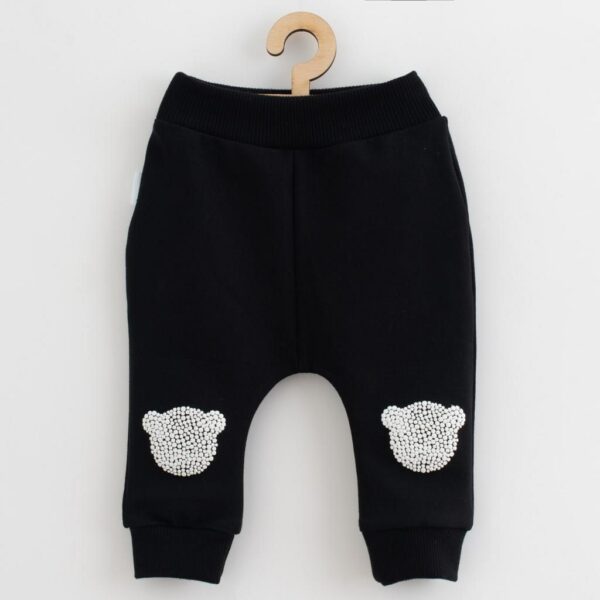 Babykleding - 2-delige set - Grijze trui met teddybeer - Afbeelding 2
