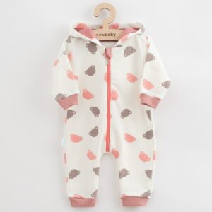 Baby kleding - Sweatsuit - Teddyberen - Capuchon - Crèmekleurig