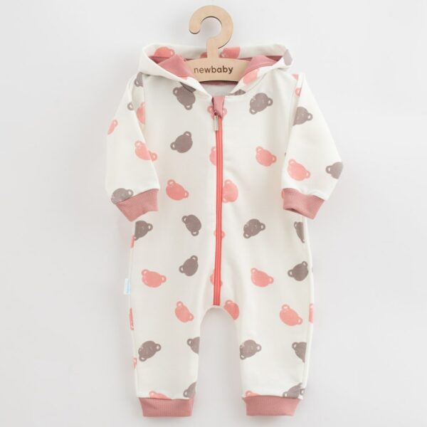 Baby kleding - Sweatsuit - Teddyberen - Capuchon - Crèmekleurig
