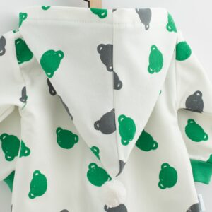 Jumpsuit - Groen - Berenpatroon - Maat 74 (6-9 maanden)