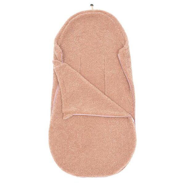 Voetenzak Roze - MINI - Teddy met 3-puntsgordel