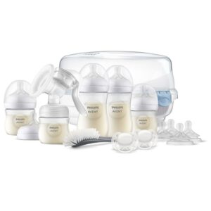 Philips Avent borstvoedingsset - Met handkolf, flessen en sterilisator