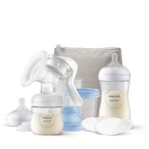 Philips Avent handkolf starterset - Inclusief flessen, bewaarbekers, zoogcompressen en accessoires
