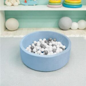 Ballenbak - Blauw - Inclusief gekleurde ballen