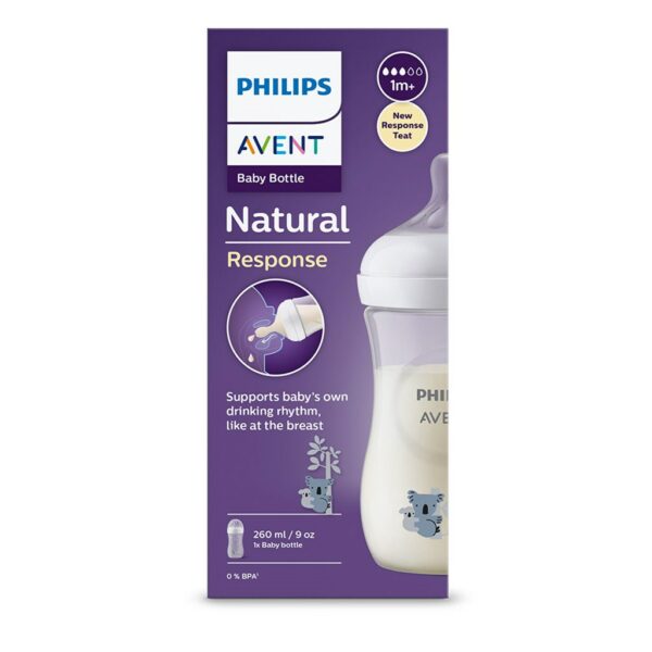 Philips Avent babyfles Natural Response - 260 ml - Koala - Afbeelding 2