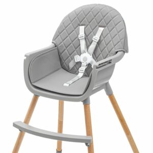 Verstelbare Kinderstoel grijs - Scandinavisch Design