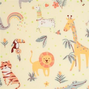 Kindermatras Foam Dierenpatroon 120x60x5 cm Comfortabel