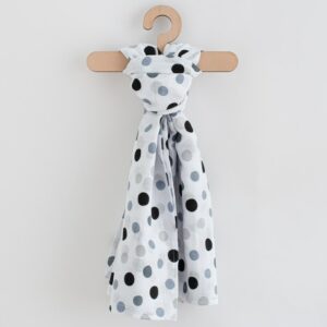 Hydrofiele Doek 120x120 cm - Grote Polkadots Luier