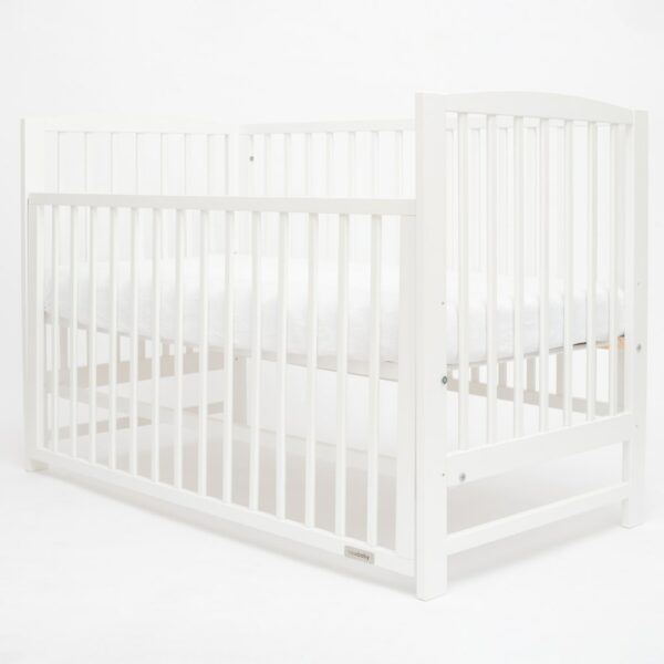 Ledikant Wit - Babybed met schuif en Verstelbare Bodem