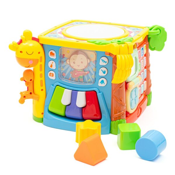 Muziekkubus - Educatief speelgoed voor baby's - Afbeelding 2