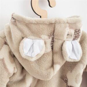 Baby Hoodie - Wellsoft - Beige - Maat 80 (9-12 maanden)