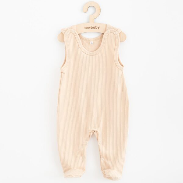 Baby Romper - Mouwloos - Katoen - Beige - Size 62 (3-6 maanden)