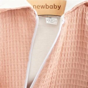 Baby Jumpsuit - Katoen - Roze - Met hood - Maat 74 (6-9m)