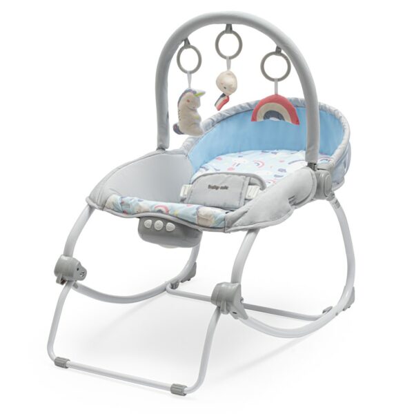 Pastel Babyschommelstoeltje met Boog en Muziek