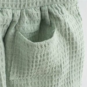 Kinderkleding - Katoen Jurkje - Sage - 6-9 maanden - Babyrok
