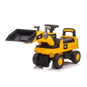 Caterpillar Loopauto Geel – Loopwagen met Geluid en Opbergruimte
