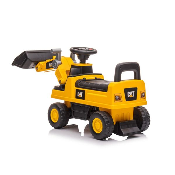 Caterpillar Loopauto Geel – Loopwagen met Geluid en Opbergruimte - Afbeelding 5