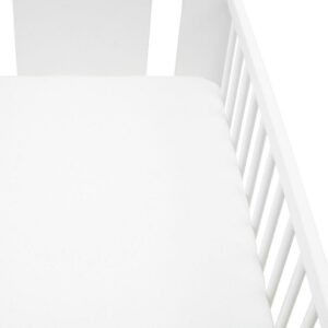 Hoeslaken Baby - Wit - Badstof - 140 x 70 cm - Met Elastiek