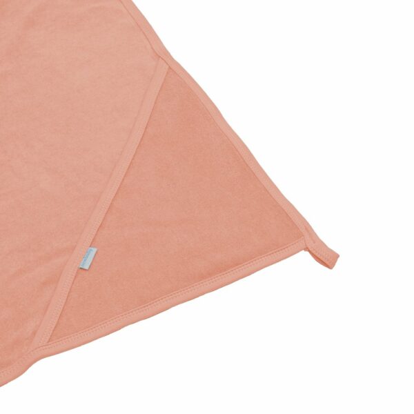 Baby handdoek met capuchon - Roze - 80x80 cm - Afbeelding 2