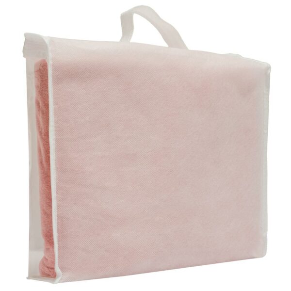 Baby handdoek met capuchon - Roze - 80x80 cm - Afbeelding 4
