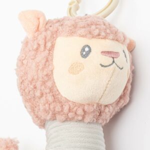 Knuffel Lama - Pluche Bijtring & Grijpspeelgoed