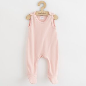 Baby romper - Mouwloos - Lichtroze - Maat 50 - Drukknopen