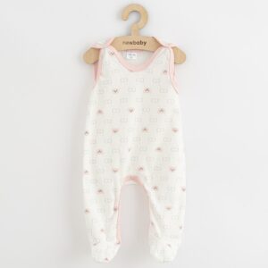 Baby onesies - 3-pack - roze en wit - maat 62 (3-6 maanden)