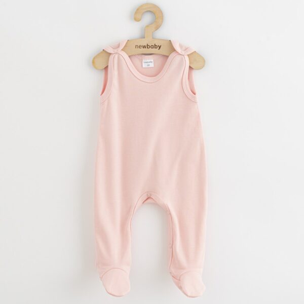 Baby rompers - 3-delige set - Maat 74 (6-9 maanden) - Roze en wit - Afbeelding 2