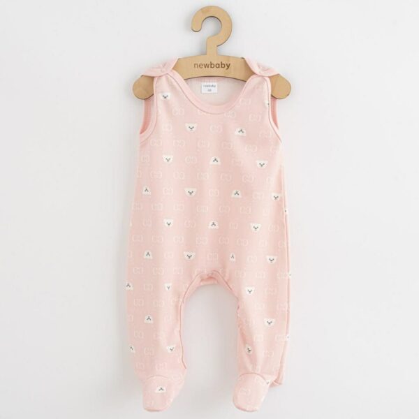 Baby rompers - 3-delige set - Maat 74 (6-9 maanden) - Roze en wit - Afbeelding 3
