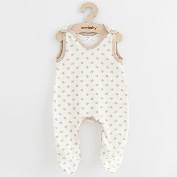 Baby rompertjes - 3-pack - Beige - Maat 80 (9-12 maanden) - Afbeelding 2