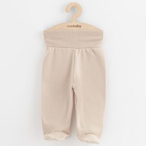 Babybroekje - Beige - Elastische tailleband - 100% katoen
