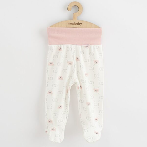 Babykleding - Babybroekje - Teddybeer - Maat 68 - Met Houten Hanger
