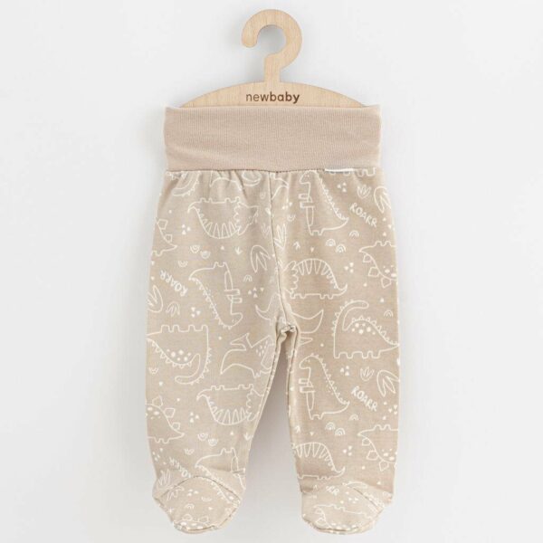 Babybroekjes - 3-delig - Beige - Dino's - Sterren - Uni - Afbeelding 2