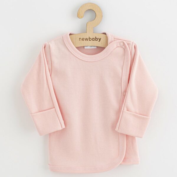 Babyshirt - Lichtroze - Maat 50 - Lange Mouwen - Katoen