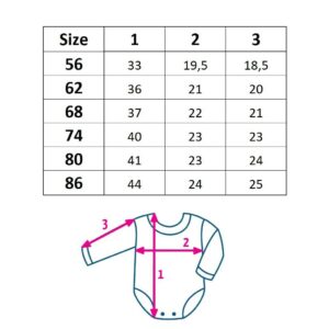 Baby body - teddy bear - roze - lange mouwen - maat 86