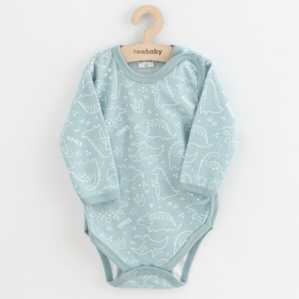 Romper - Dino - Lange Mouwen - 100% Katoen - Maat 50 - Baby Kleding