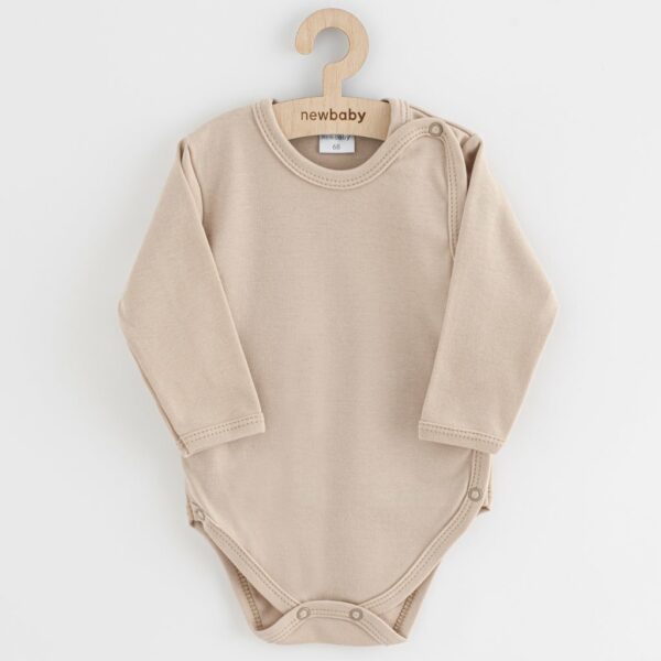 Rompertjes - 3 Stuks - Beige - Maat 68 (4-6m) - Lange Mouwen - Afbeelding 3
