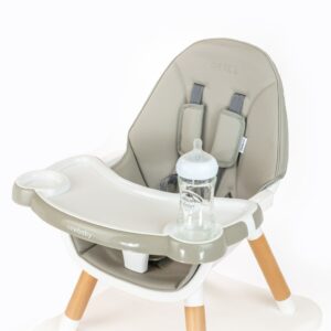 3in1 Kinderstoel - Hoogte verstelbaar - Grace Grey