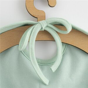 Slabbetje - 100% katoen - Hoge absorptie - Mintgroen - Babyaccessoires