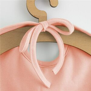 Slabbetje - Badstof - Roze - 100% Katoen - Babyvoeding