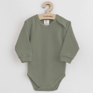 Baby Romper - Groene Romper - Lange Mouwen - 100% Katoen