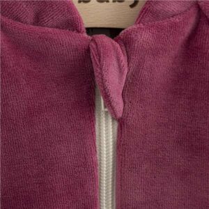 Sweatshirt - Suède - Donkerroze - Maat 68 (4-6 maanden)