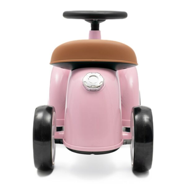 Retro Loopauto Roze – Loopwagen met Geluid en Opbergruimte - Afbeelding 4