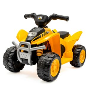 CAT Elektrische Quad Geel - Robuust Kindermotor 4-wieler